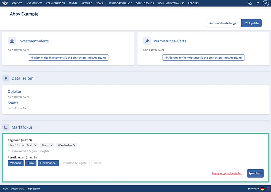 Screenshot IZR Update 3